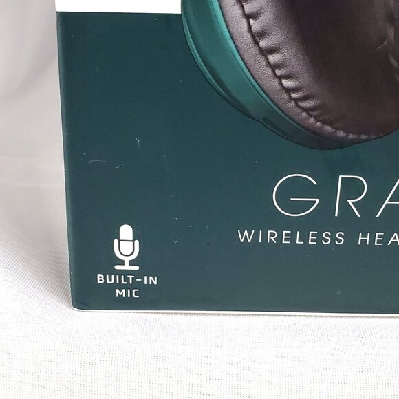 Traxx Graphite Bluetooth Wireless Headphones With Built-In Mic New in box - Picture 3 of 9